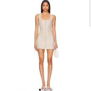 Faithfull the Brand Marinia mini dress in natural